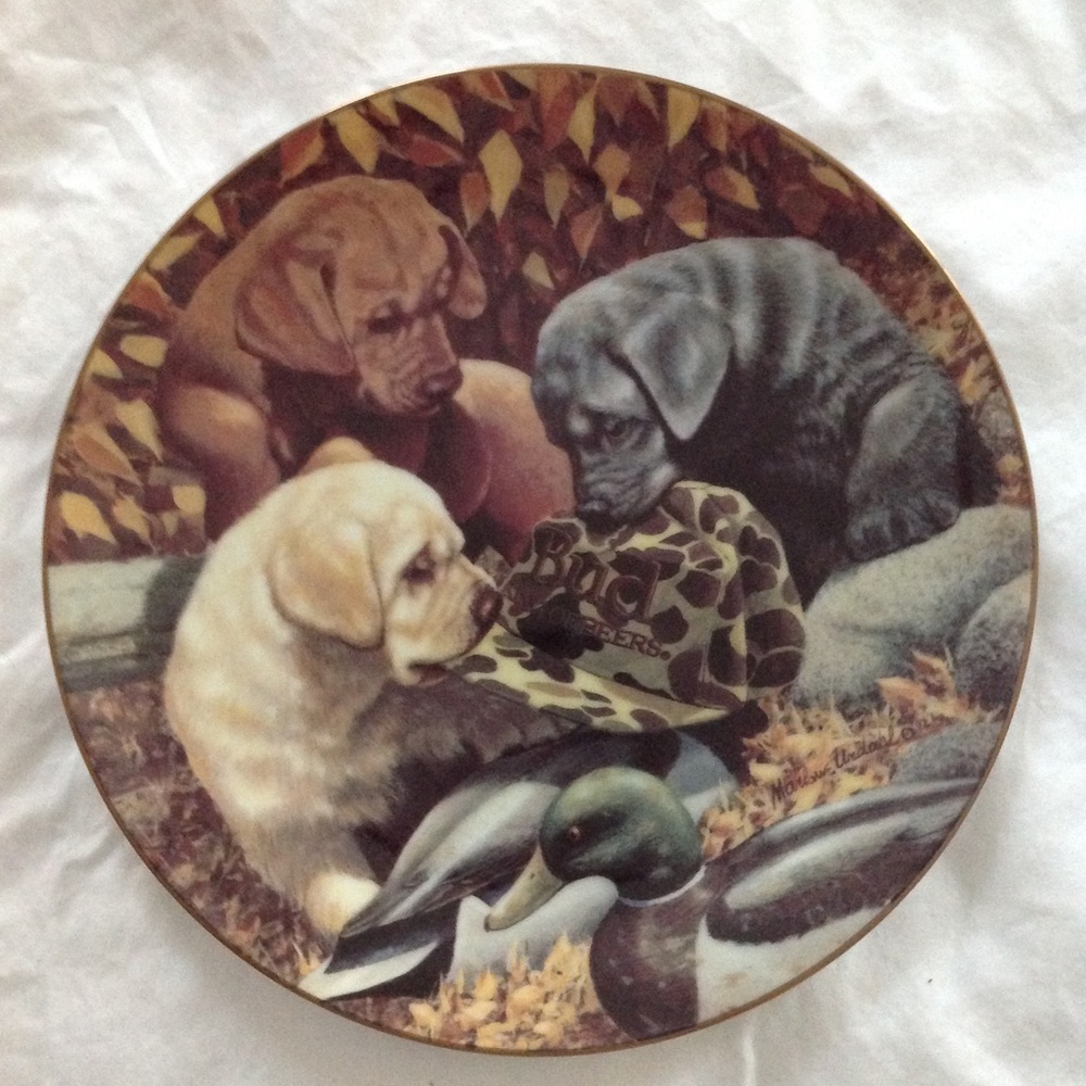 Budweiser Plate Something's Brewing 1992